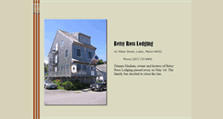 Desktop Screenshot of betsyrosslodging.com