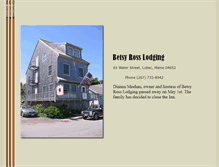 Tablet Screenshot of betsyrosslodging.com